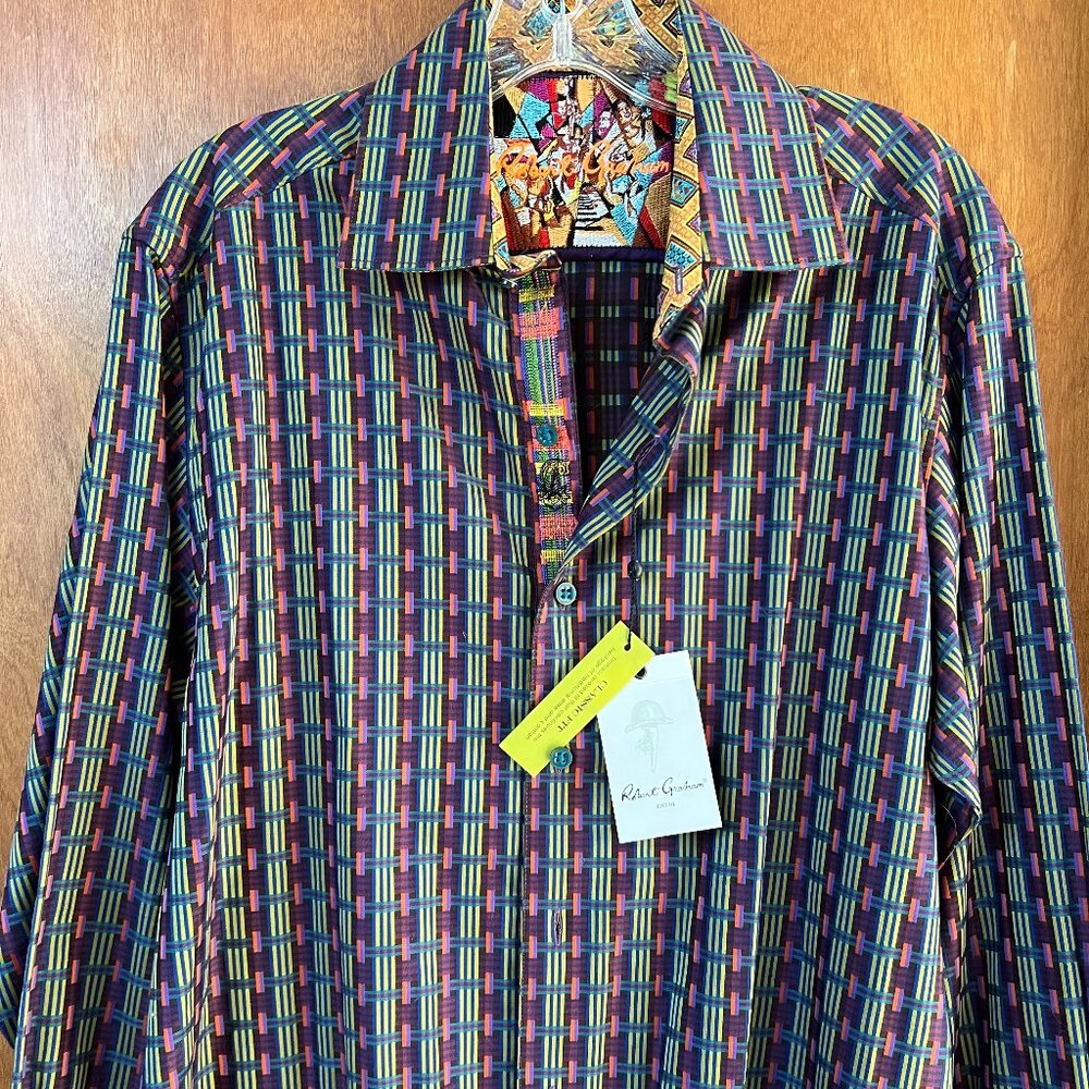 NWT Robert Graham Dress Shirt Long Sleeve